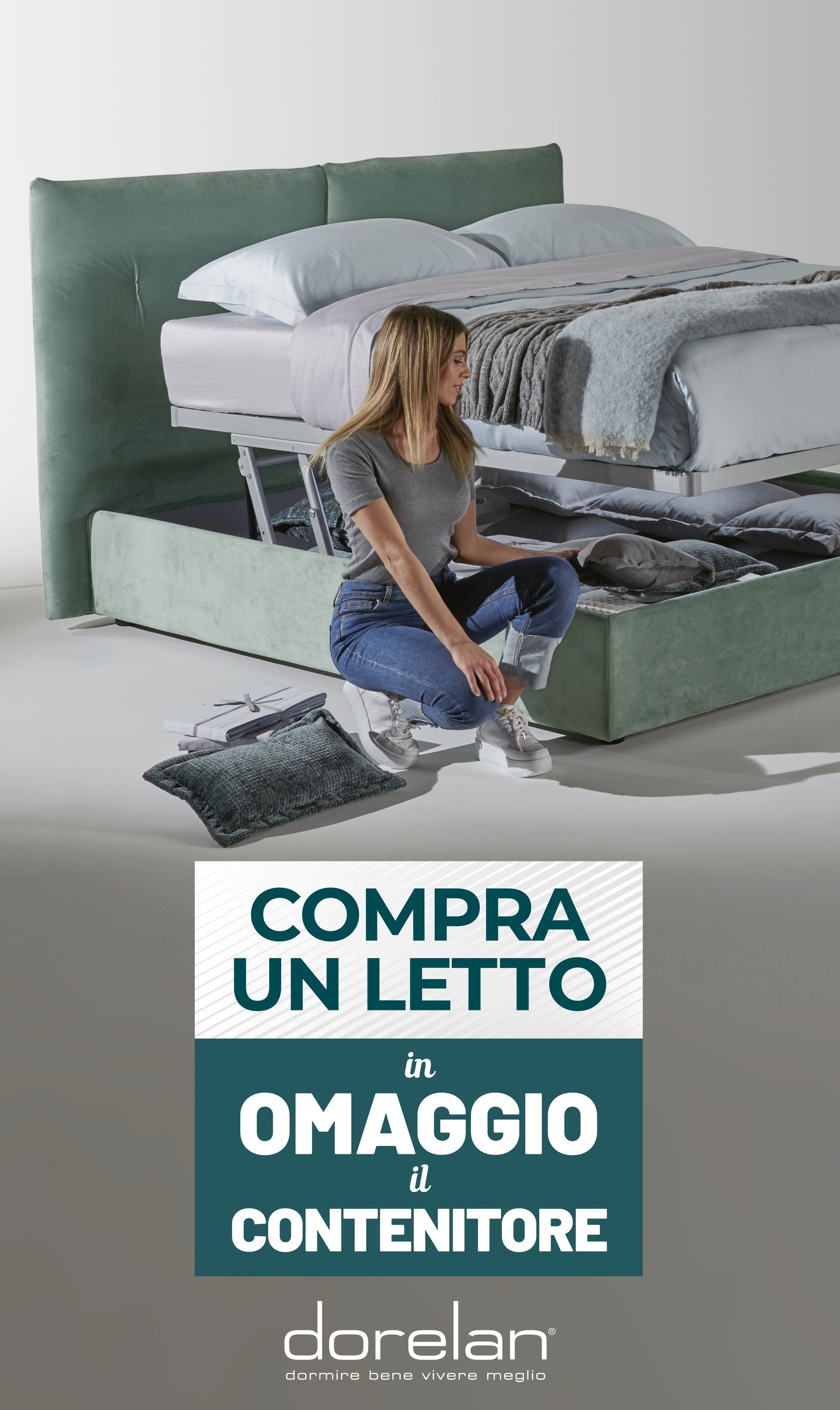 Compra il letto, il contenitore è in omaggio!